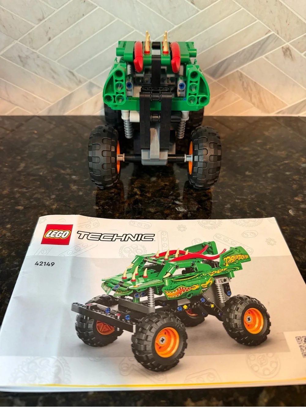 LEGO TECHNIC Monster Jam Dragon Set 42149 - Complete Set, Retired